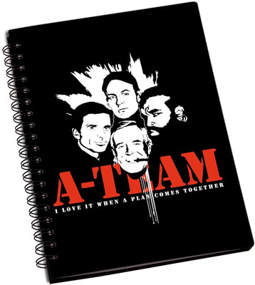 

Rangeele Inkers A5 Notebook(A Team, Multicolor)