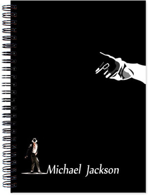 

VenTechno A5 Diary(Michael Jackson Wirebound Ruled Paper Sheets Personal and Office Stationary Notebooks Diary, Multicolor)