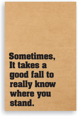 

Goodwork A5 Notebook(Where you stand, Brown)