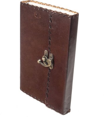 

Pranjals House A5 Journal(Pure Genuine Real Vintage Leather Handmadepaper Notebook Dairy For office Home to Write Poem Daily Update - Brown Size of 9*6, Brown)