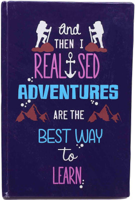 

The Crazy Me A5 Diary(Adventure is the best way to learn, Multicolor)