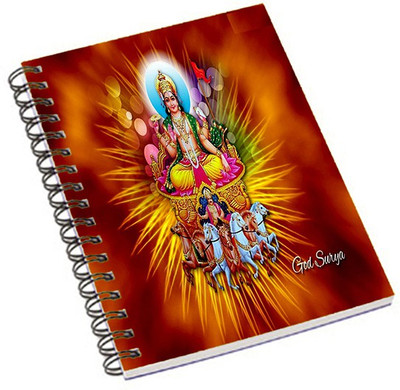 

Shopmania A5 Notebook(God Surya, Multicolor)
