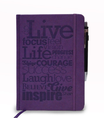 

Tiara Diaries A5 Diary(LIVE LIVE WINE, Purple)