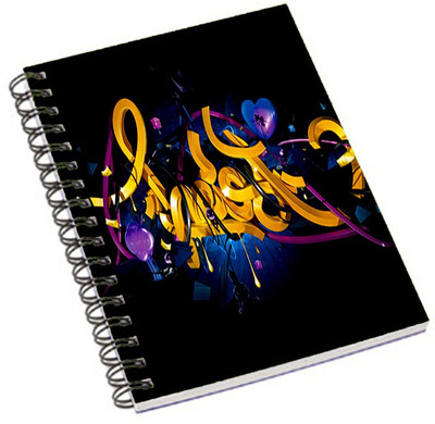 

Shopmania A5 Notebook(DESIGNER PRINTED NOTEBOOK, Multicolor)