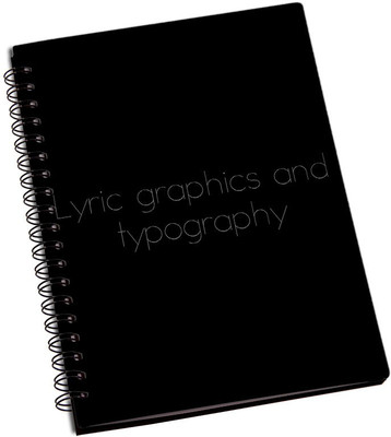 

Rangeele Inkers A5 Notebook(Lyrics Graphic And Typography, Multicolor)