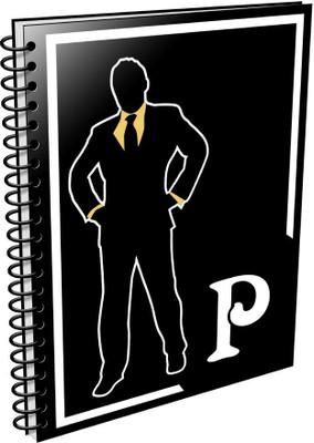 VenTechno Professional Man 'P' A5 - Diary (Spiral Bound) A5 Diary Unruled 180 Pages(Multicolor)