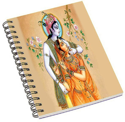 

Shopmania A5 Notebook(Radha Krishna, Multicolor)