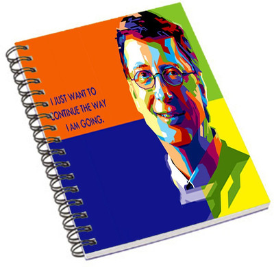 

Shopmania A5 Notebook(DESIGNER PRINTED NOTEBOOK, Multicolor)