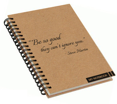 

Paper Plane Design A4 Notebook(Paper Plane Design, Khaki)