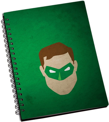 

Rangeele Inkers A5 Notebook(Green Lantern Minimals art work, Multicolor)