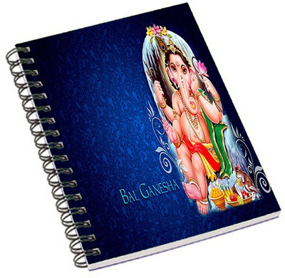 

Shopmania A5 Notebook(Bal Ganesha, Multicolor)