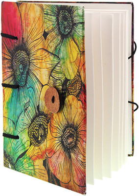 

Craft Club Regular Notebook(Floral Print In Special Binding, Multicolor)