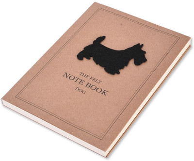 

Enwraps Regular Notebook(EG Series - The Felt Dog, Brown)