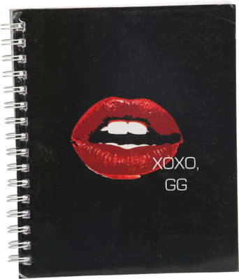

Scribbles Book-size Notebook(Xoxo Gg, Black)