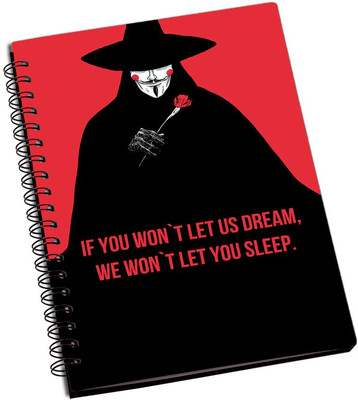 

Rangeele Inkers A5 Notebook(Anonymous Quote, Multicolor)