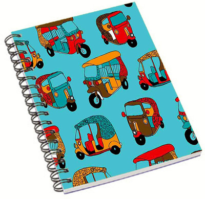 

Shopmania A5 Notebook(DESIGNER NOTEBOOK, Multicolor)