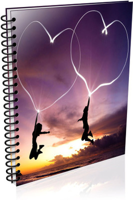 

VenTechno A5 Diary(Love A5 - Diary (Spiral Bound), Multicolor)