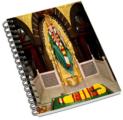 

Shopmania A5 Notebook(Sai darbar, Multicolor)