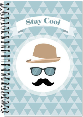 

Little Jamun A5 Notebook(A5 Size Spiral Note Book - Stay Cool, Multicolor)