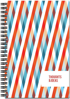 

Art Emporio A5 Notebook(Thoughts & Ideas Bars, White)