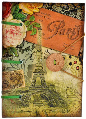 

Craft Play A5 Diary(Eiffel Tower With Flower, Multicolor)