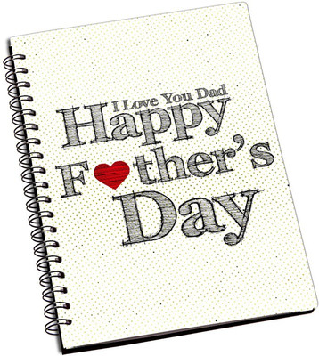

ShopMantra A5 Notebook(I Love You Dad Father's Day Cushion Cover, Multicolor)