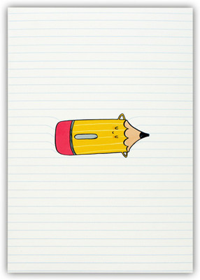 

Chimp A5 Notebook(Designer, White)