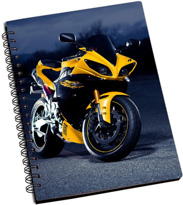 

Rangeele Inkers A5 Notebook(Yamaha r1 Yellow, Multicolor)
