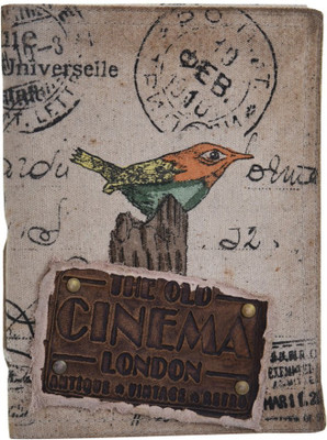 

Craft Play Regular Diary(Canvas Bird With Cinema Tanned Leather Patch, Multicolor)