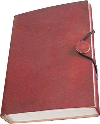 

eShilp Regular Journal(Handmade Plain Leather Cover Diary-1 Button Closure-Euro Binding Size 25x18x2.5 Cm Brown, Brown)
