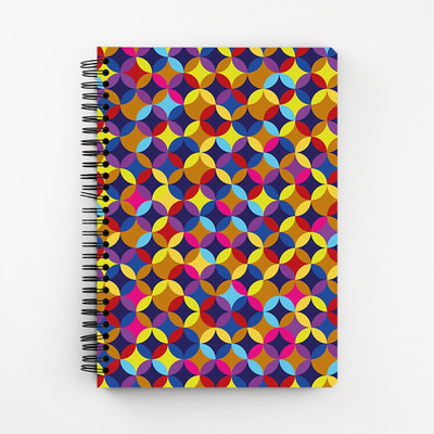 

RAYITE A5 Diary(Trippy Circles, Multicolor)
