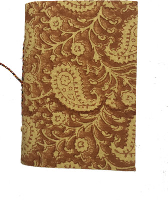 

Rstore Mini Journal(Handmade Bagru Print Plain Bahi (Size 12.2x8.8), Multicolor)
