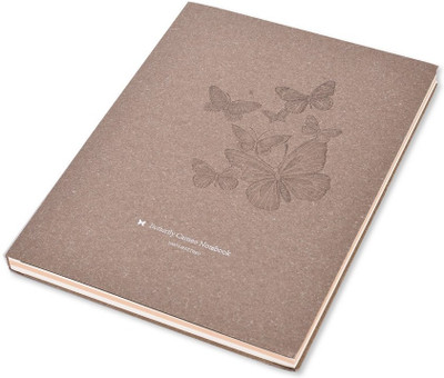 

Enwraps Regular Notebook(EG Series - Engraved Butterfly BR, Brown)