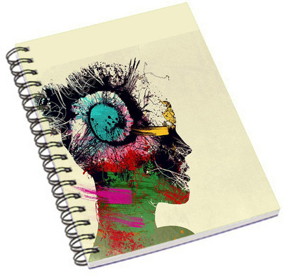 

Shopmania A5 Notebook(DESIGNER PRINTED NOTEBOOK, Multicolor)