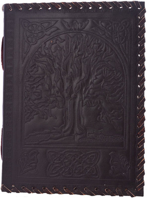 

Craft Play Regular Diary(Leather Emboss, Dark Tan)
