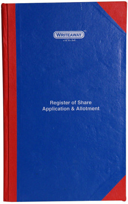 

writeaway Regular Journal(Register Of Share Applications & Allotment (Company Act-1956), Multicolor)