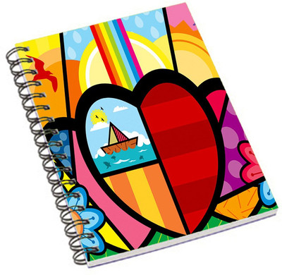 

Shopmania A5 Notebook(DESIGNER PRINTED NOTEBOOK, Multicolor)