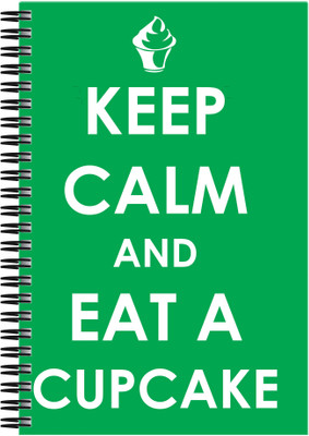

Art Emporio A5 Notebook(Keep Calm and Eat a Cupcake, Multicolor)