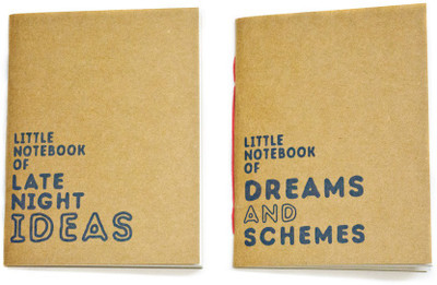 

Ink and Graphite B7 Memo Book(Little Kraft Notebook, Brown, Pack of 2)