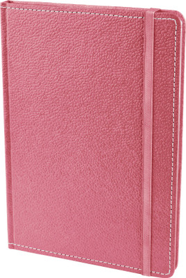 

Eco-Leatherette A5 Diary(Handcrafted Cover Journal, Pink)