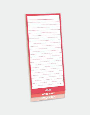 

Mufubu Regular Note Pad(3 Way Pads, Red)