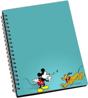 

Rangeele Inkers A5 Notebook(Mickey and Pluto, Multicolor)