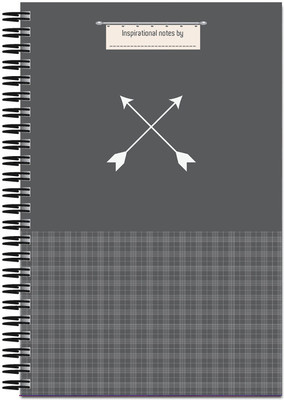 

Art Emporio A5 Notebook(Inspirational Arrows, Black)