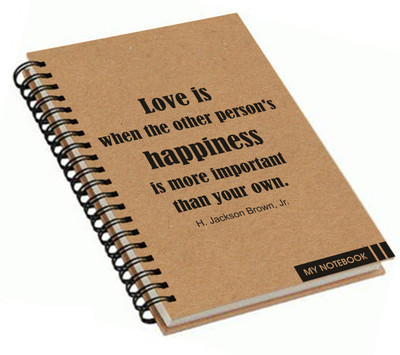 

Printelligent A4 Notebook(Printelligent, Khaki)