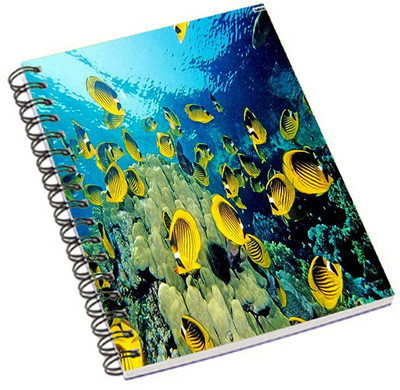 

Shopmania A5 Notebook(Aqua life, Multicolor)