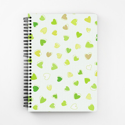

RAYITE A5 Diary(Watercolor Hearts, Multicolor)