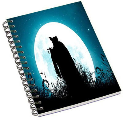 

Shopmania A5 Notebook(Krishna On moon Light, Multicolor)
