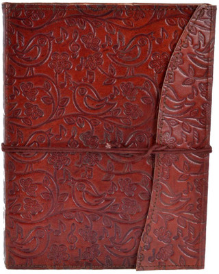

Craft Play Regular Diary(Leather With Musical Bird Embossing, Brown)
