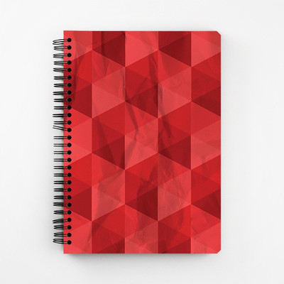 

RAYITE A5 Diary(Cubic Hues Of Red, Multicolor)