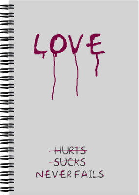 

Art Emporio A5 Notebook(Love Never Fails, Multicolor)